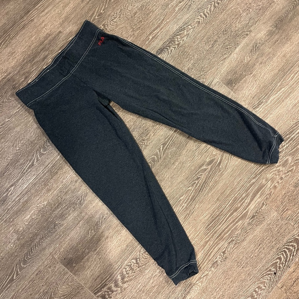 Gray Fila Sweat Pants
